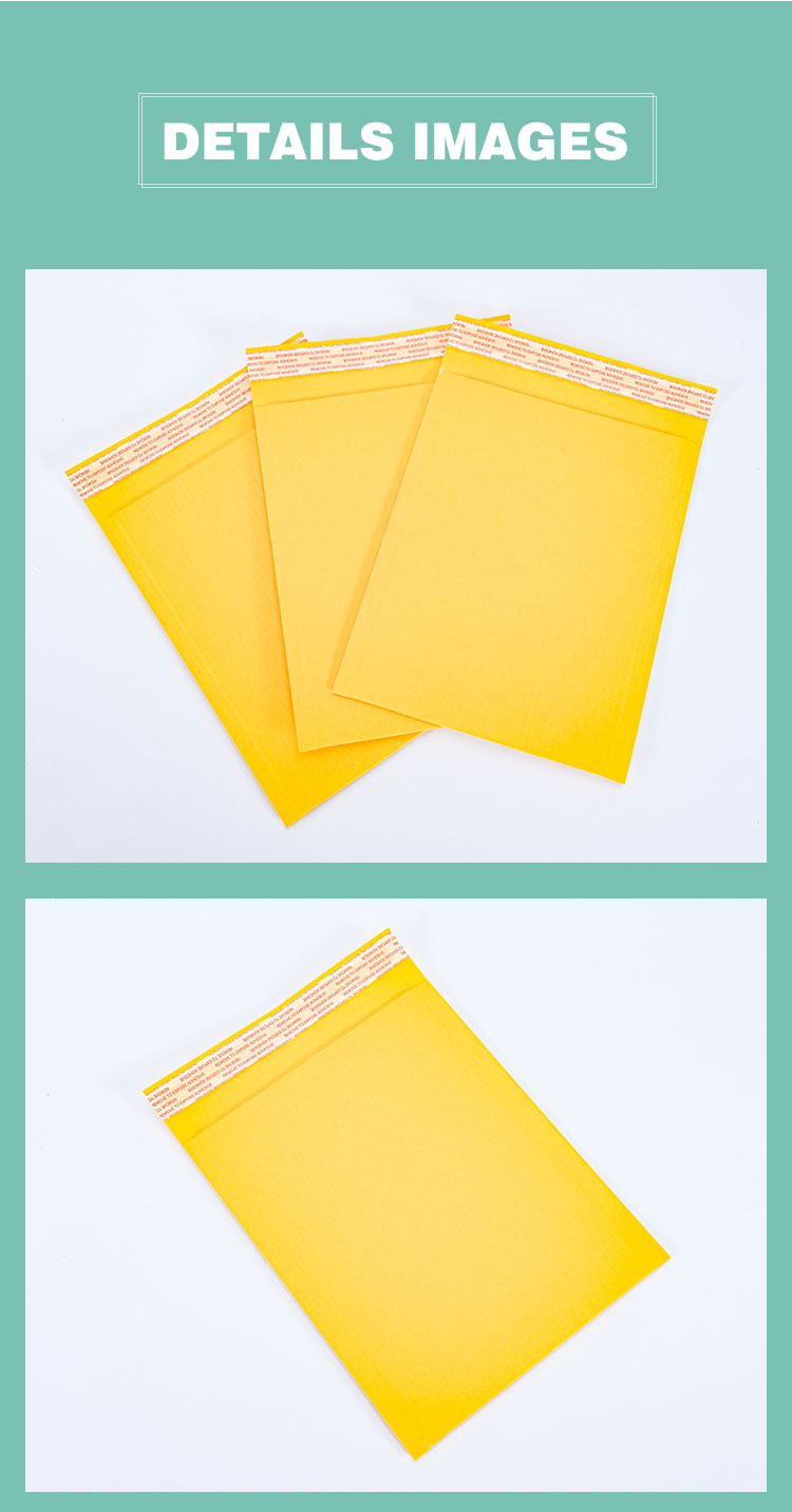 Custom Yellow Self-seal Kraft Padded Envelopes wholesale|TeamxPack